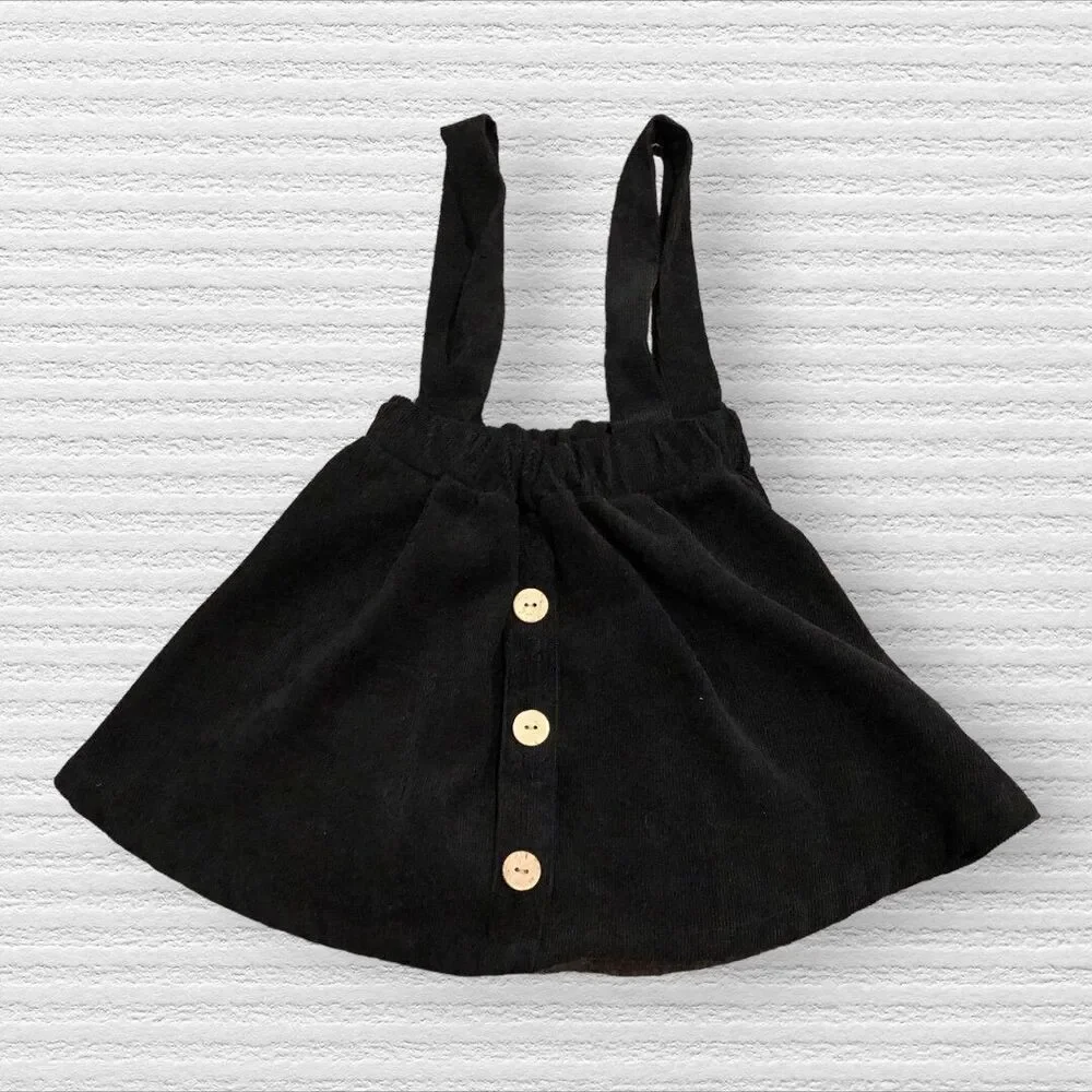 Marie Nicole Small 2 Year Black Suspender Skirt